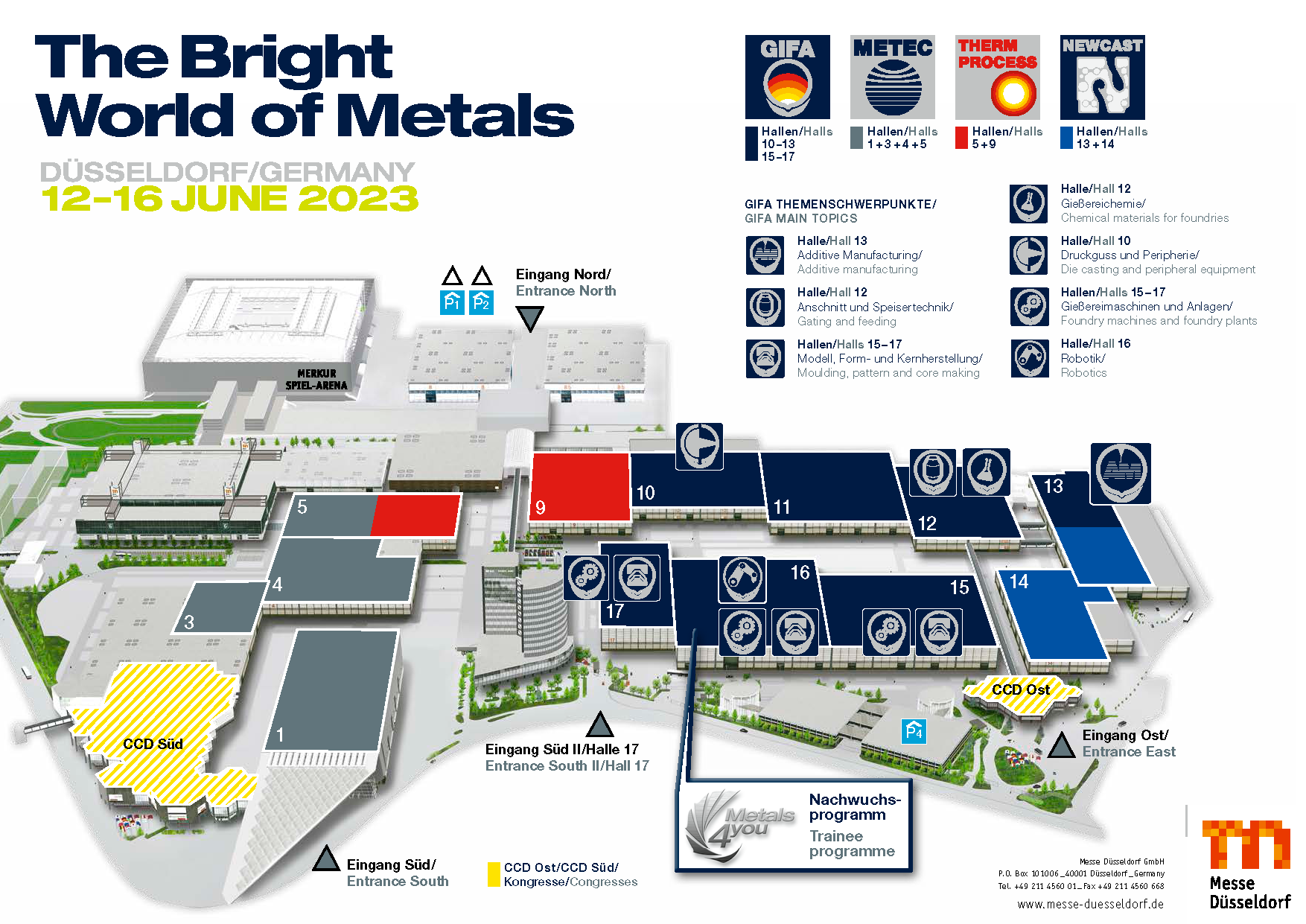 GMTN2023系列展以“璀璨金屬世界”為主題，覆蓋了鑄造技術、精密鑄件、冶金及熱處理技術四大板塊